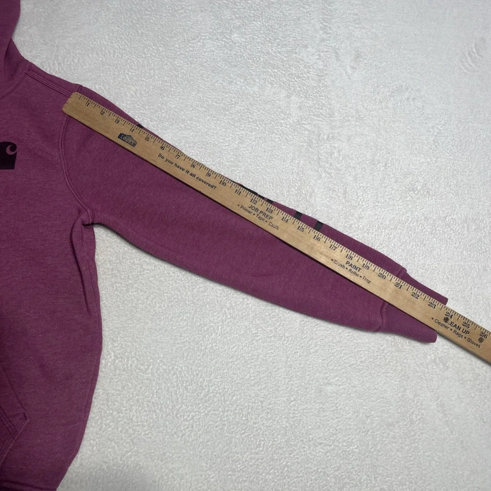 Carhartt Women's Clarksburg Graphic Sleeve Pullover Hoodie Sweatshirt Small 4-6 - Picture 8 of 8